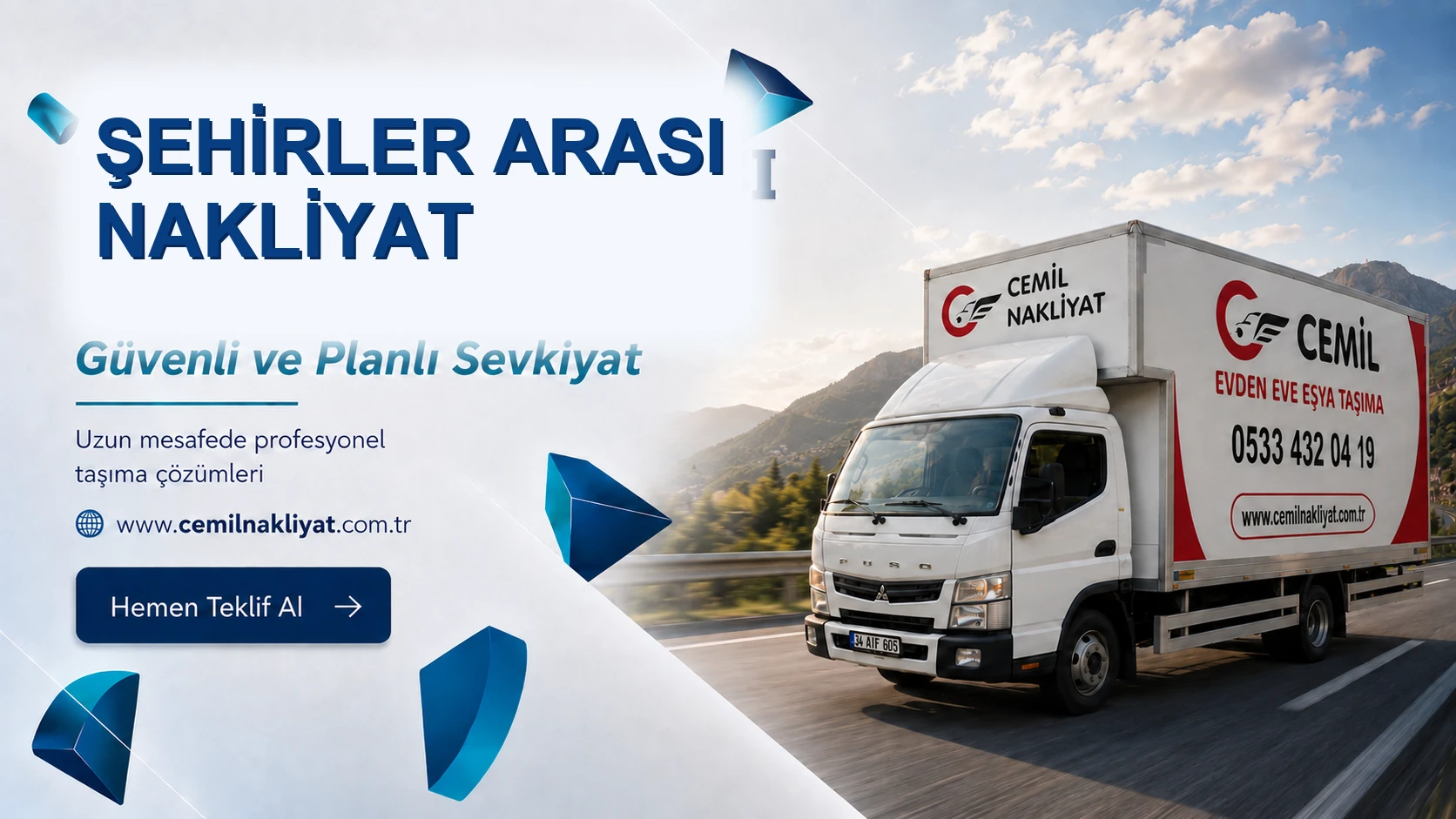 Şehirler Arası Nakliyat hizmet kartı görseli