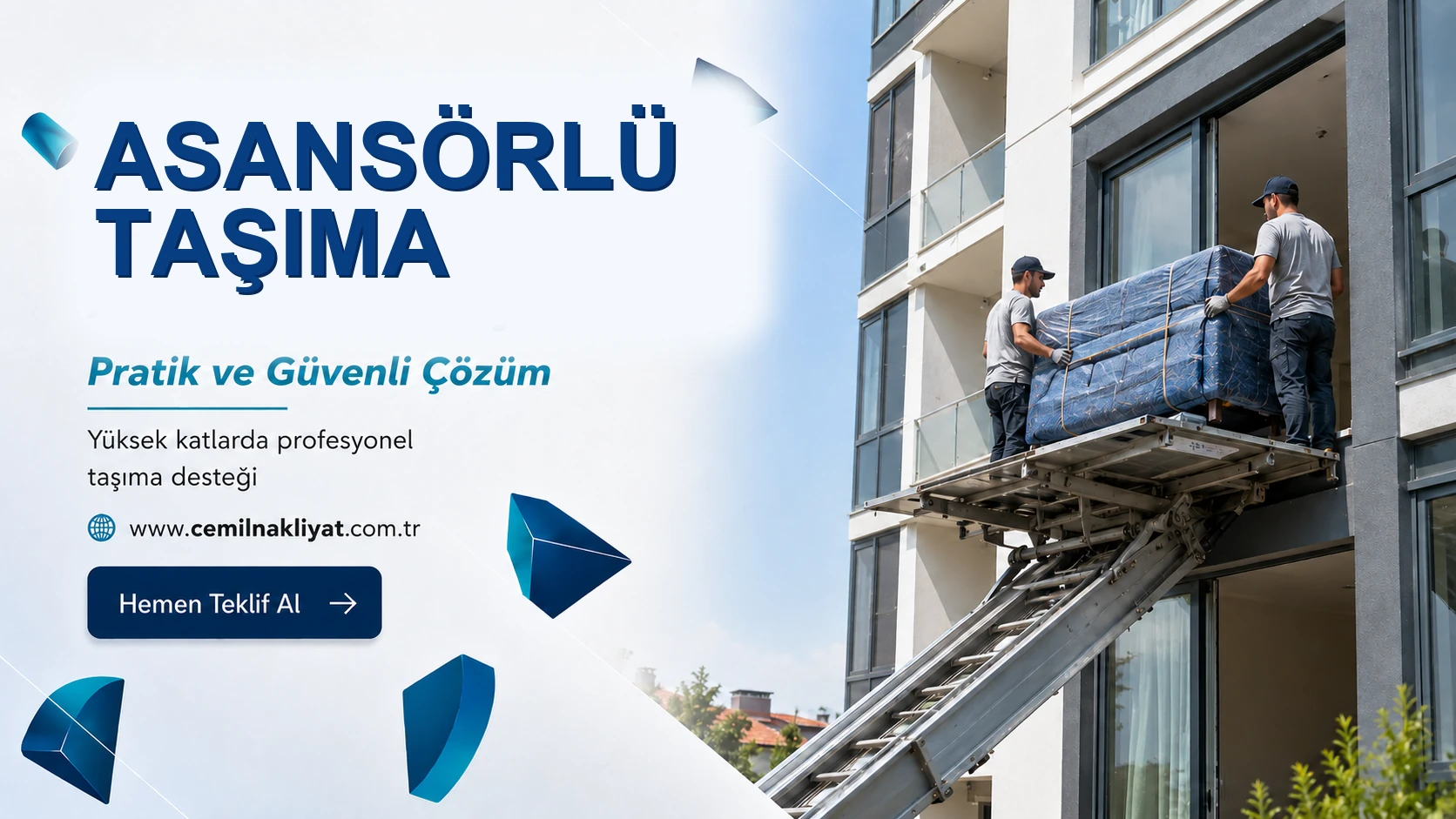 Asansörlü Taşıma hizmet kartı görseli