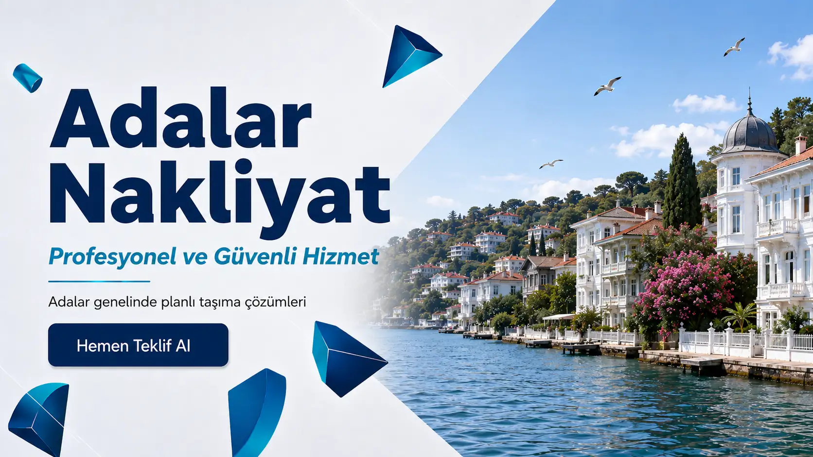 Adalar nakliyat hizmeti hero görseli
