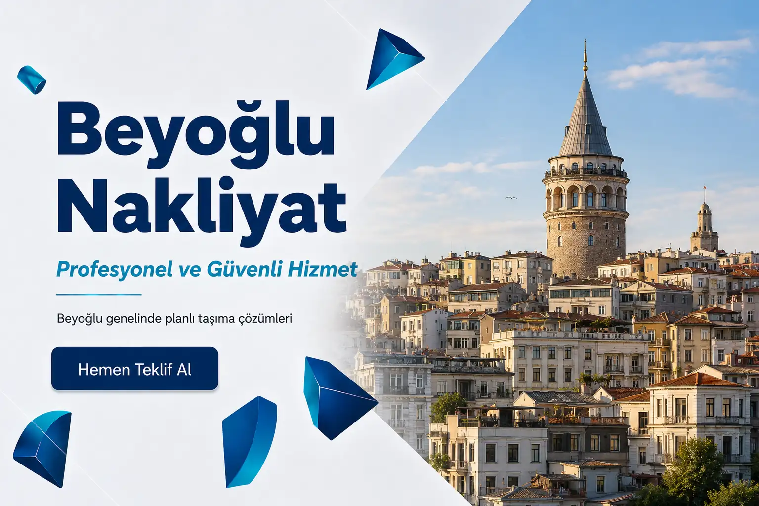 Beyoğlu nakliyat hizmeti hero görseli