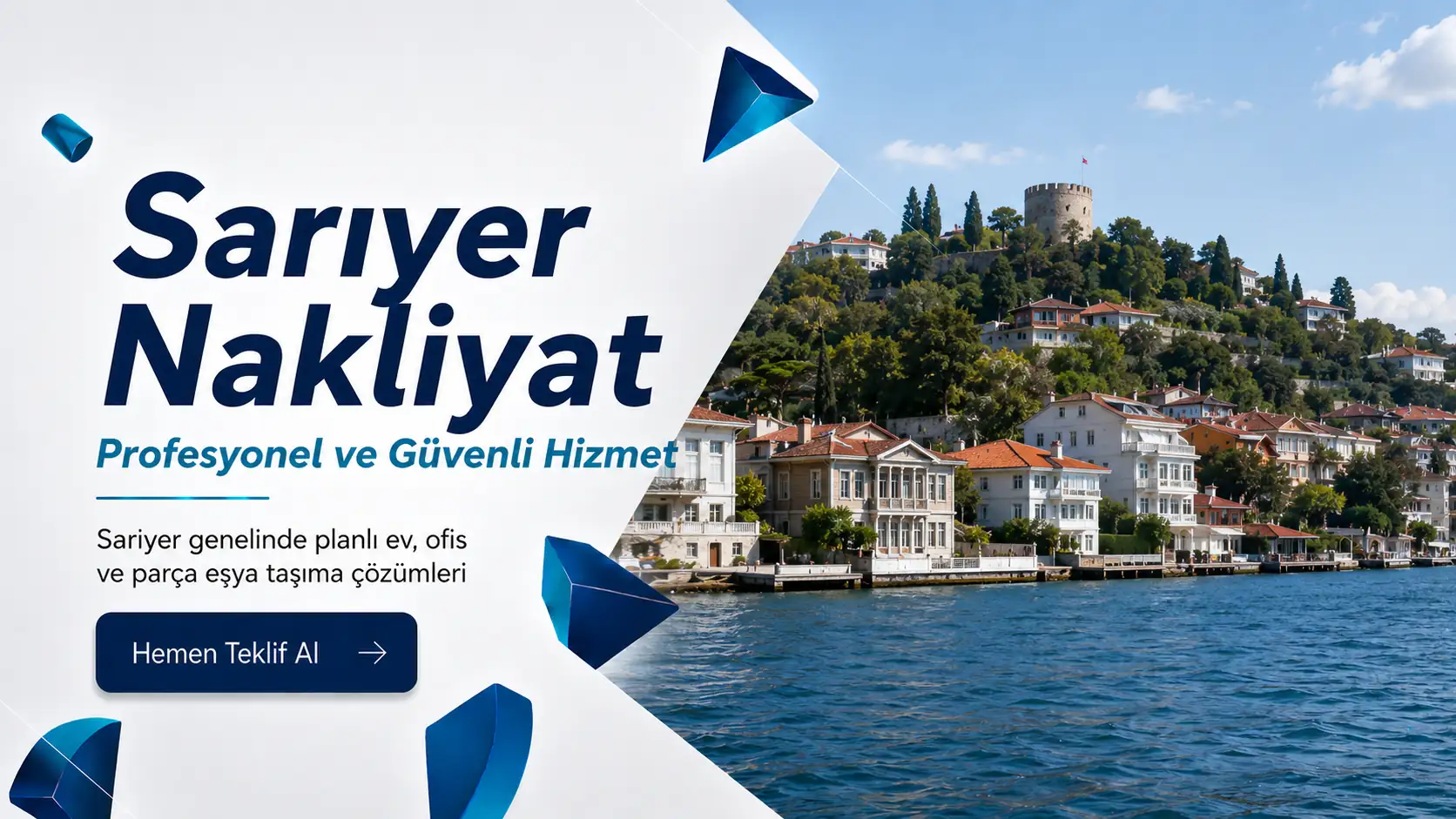 Sarıyer nakliyat hizmeti hero görseli