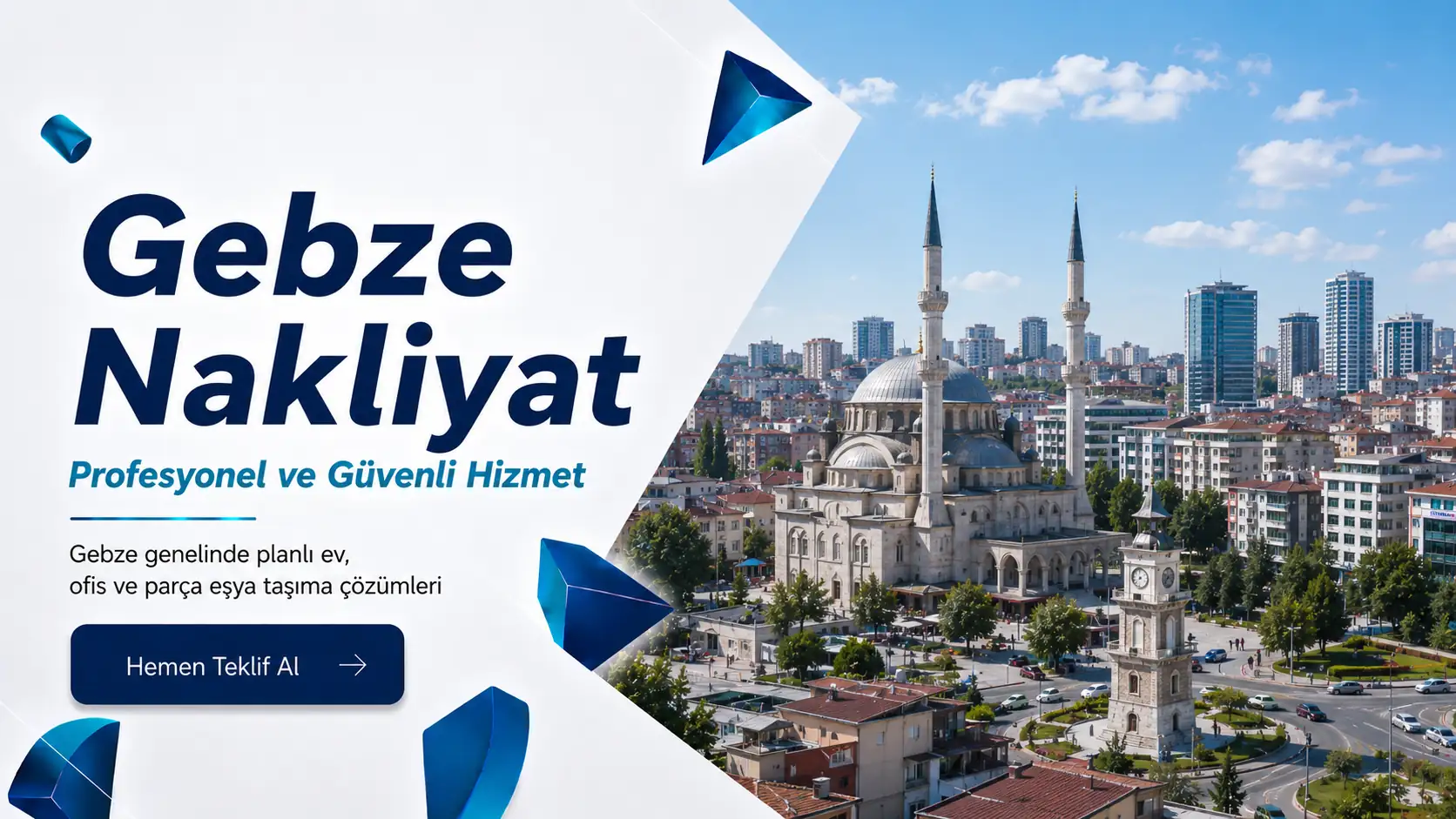 Gebze nakliyat hizmeti hero görseli