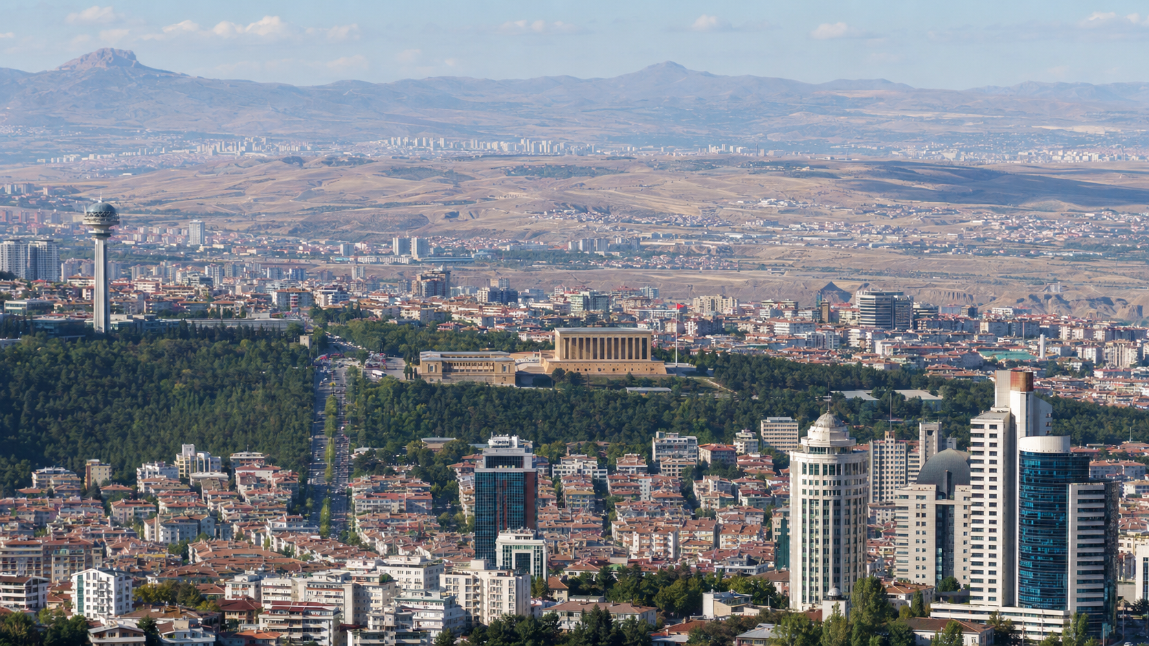 Ankara hizmet bölgesi manzarası