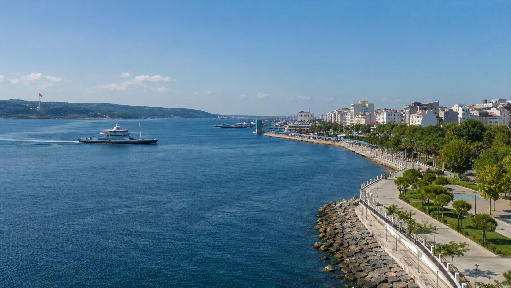Çanakkale hizmet bölgesi manzarası