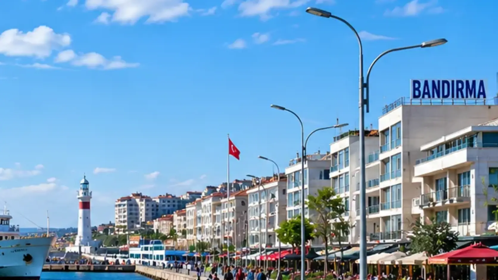 Bandırma hizmet bölgesi manzarası
