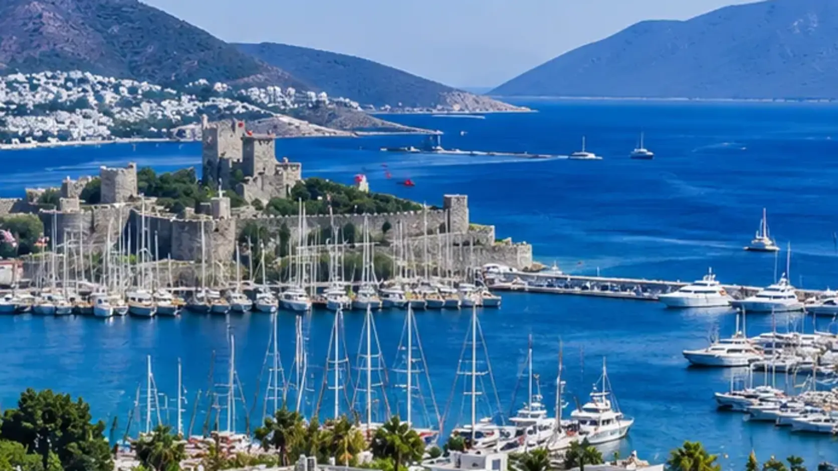 Bodrum hizmet bölgesi manzarası