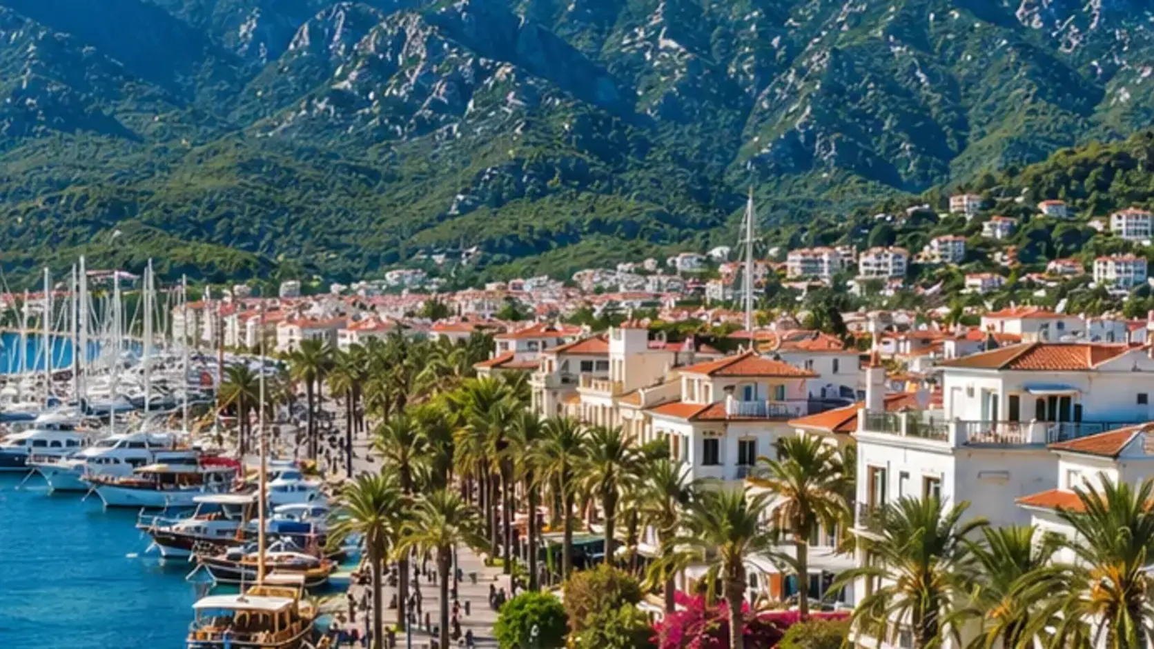 Marmaris hizmet bölgesi manzarası