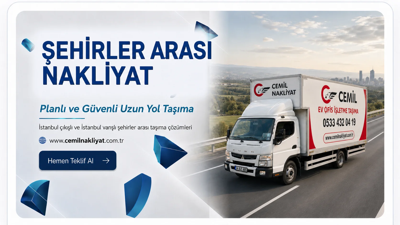 Şehirler Arası Nakliyat hizmet kartı görseli