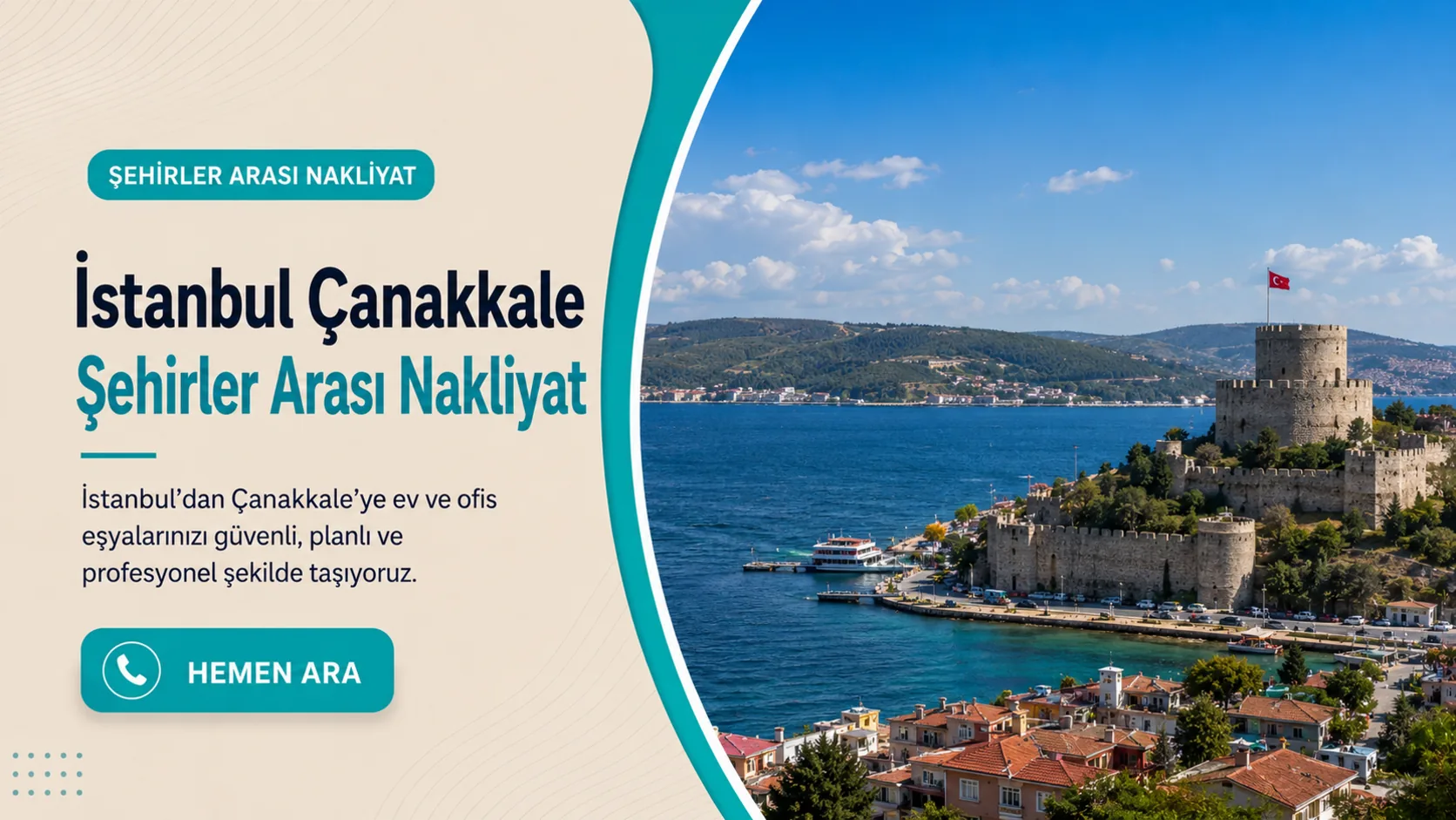 İstanbul Çanakkale şehirler arası nakliyat