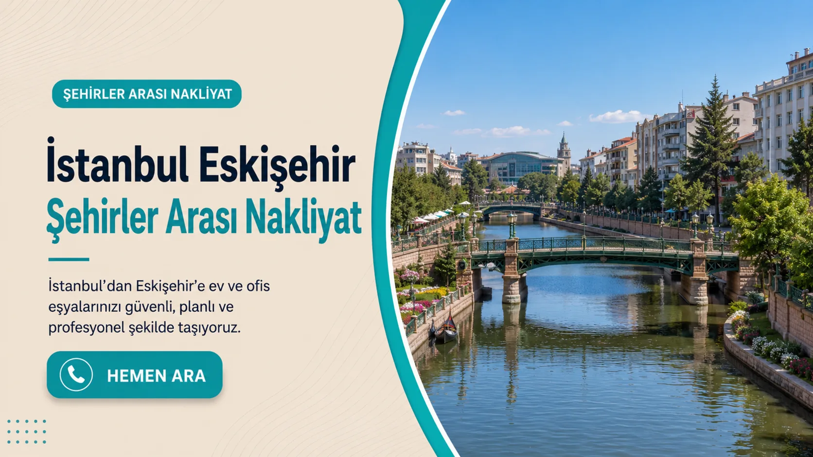 İstanbul Eskişehir şehirler arası nakliyat